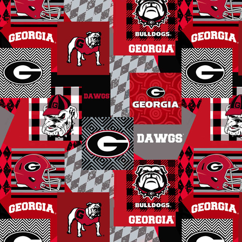 COLLEGE MINKY PRT GEORGIA 60"