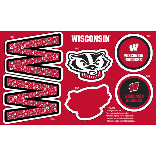 COLLEGE MINKY PRT 1359 WISCONSIN PNL 60"