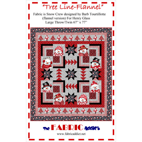 PATTERN TREE LINE FLANNEL