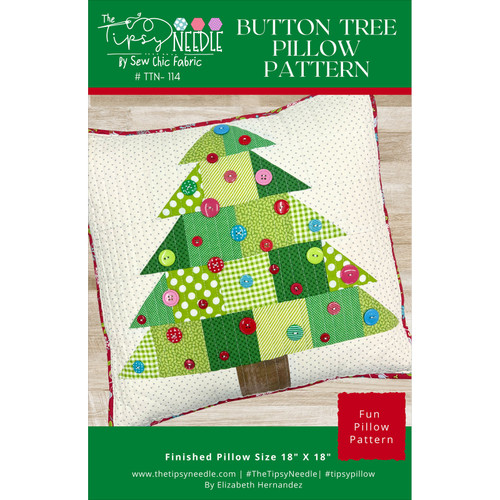 PATTERN BUTTON TREE PILLOW