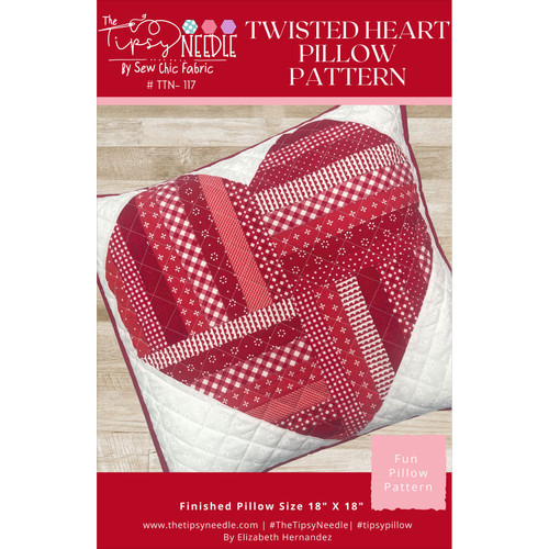 PATTERN TWISTED HEART PILLOW
