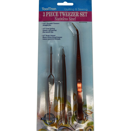 TWEEZERS SET 3pc