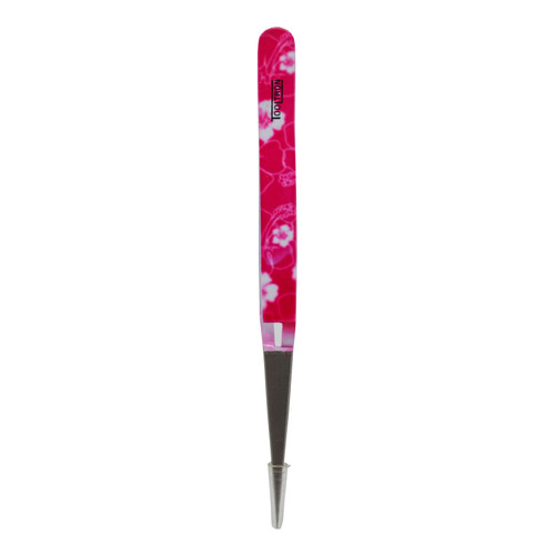 TWEEZERS REV ACTION FINE TIP 4.75" FLORAL