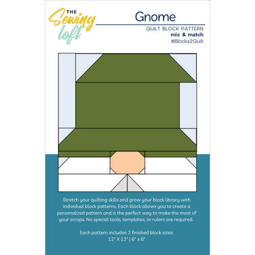 PATTERN BLOCKS2QUILT GNOME PK OF 6 EA