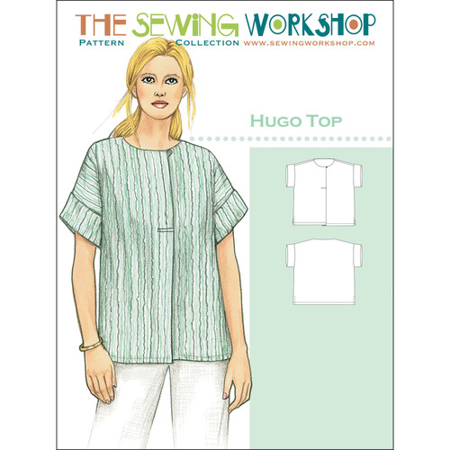 PATTERN HUGO TOP MISSES sz XS - XXXL