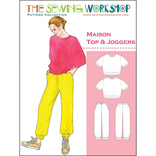 PATTERN MAISON TOP & JOGGERS MISSES sz XS - XXL