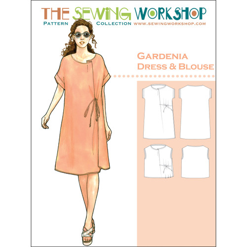 PATTERN GARDENIA DRESS & BLOUSE MISSES sz XS - XXXL