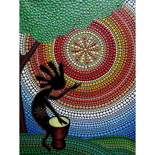 5D DIAMOND KIT KOKOPELLI 12"x 16"