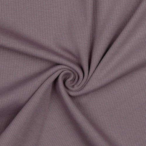 RIB JERSEY SOL LILAC COT/SPAN 57"