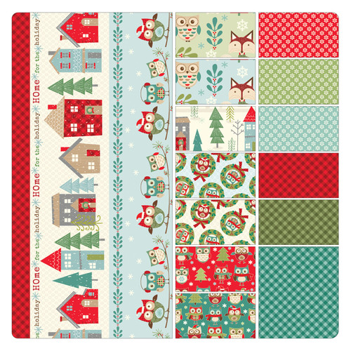 OWL BE HOME CHRISTMAS D R CASE 14 PCS (10 YDS EA)