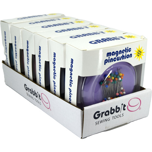 GRABBIT MAGNETIC PINCUSH ASST PK OF 6 EA