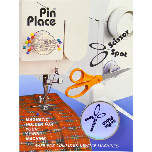 PINCUSHION SCISSOR SPOT MAGNET PK OF 6 EA