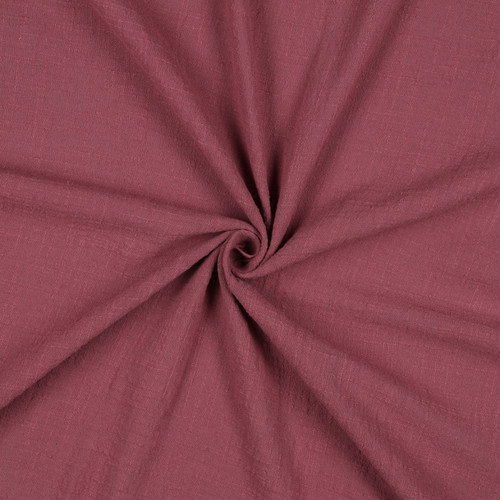 COTTON SLUB WASHED SOL MAUVE COT 51"