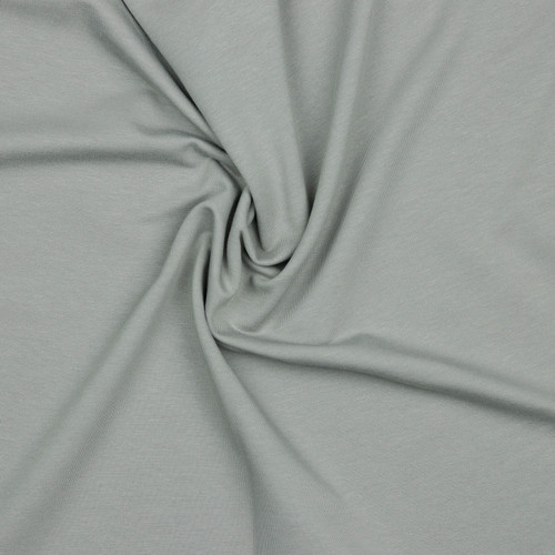 FRENCH TERRY SOL GREY ORG COT/SPAN 59"