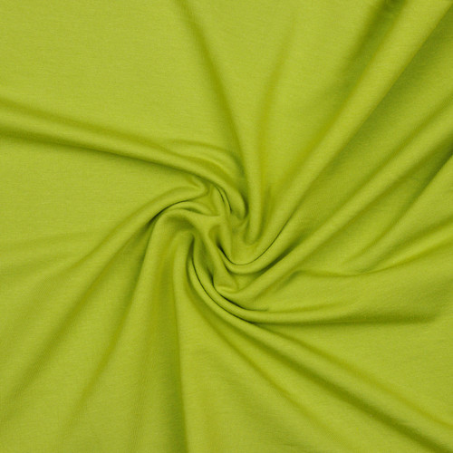 FRENCH TERRY SOL LIME ORG COT/SPAN 59"