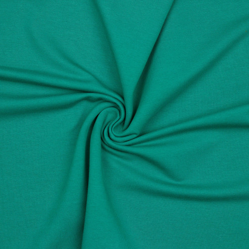 FRENCH TERRY SOL EMERALD ORG COT/SPAN 59"