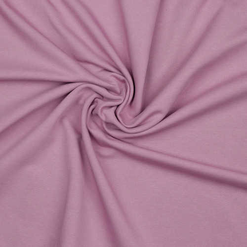 FRENCH TERRY SOL LAVENDER 044 ORG COT/SPAN 59"