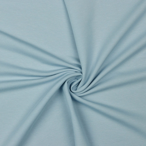 FRENCH TERRY SOL BABY BLUE ORG COT/SPAN 59"