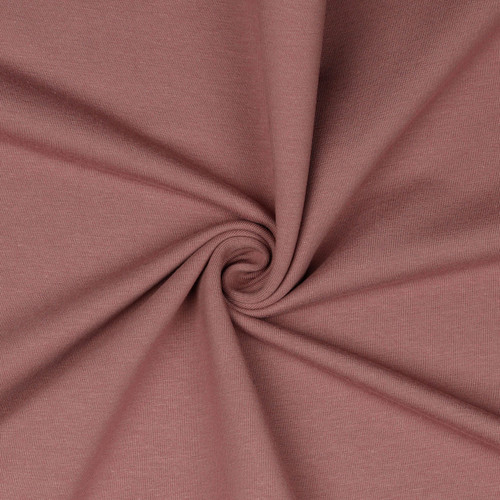 FRENCH TERRY SOL OLD PURPLE ORG COT/SPAN 59"