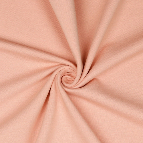 FRENCH TERRY SOL OLD ROSE ORG COT/SPAN 59"