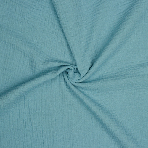 DBL GAUZE SOL TEAL 043 COT 53"