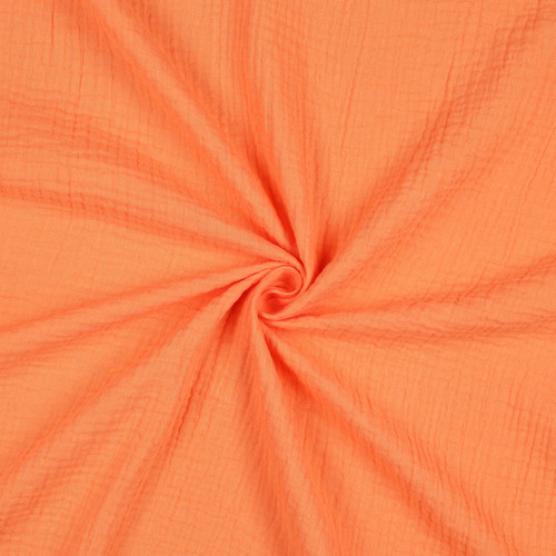 DBL GAUZE SOL ORANGE COT 53"