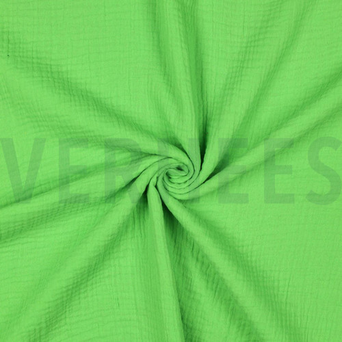 DBL GAUZE SOL LIME NEON COT 53"