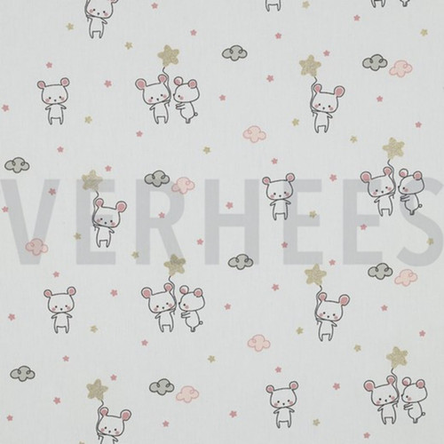 POPLIN PRT B5664 001 GLITTER COT 58"