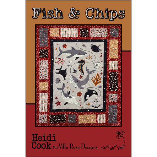 PATTERN FISH & CHIPS PK OF 5 EA