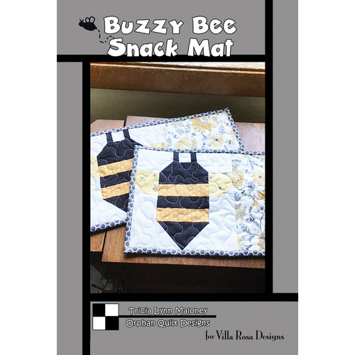PATTERN BUZZY BEE SNACK MAT PK OF 5 EA