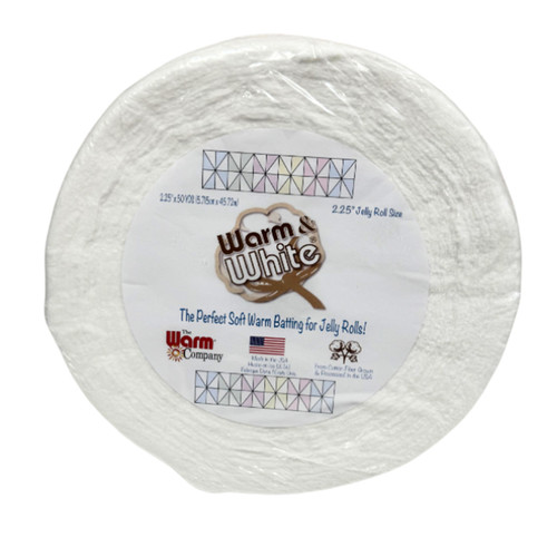 BATTING WARM & WHITE JELLY ROLL 2.25" x 50yd
