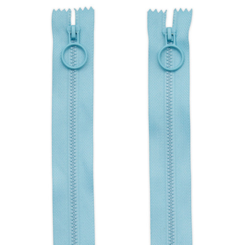 ZIPPER 16" HOOP PULL 2ct L BLU