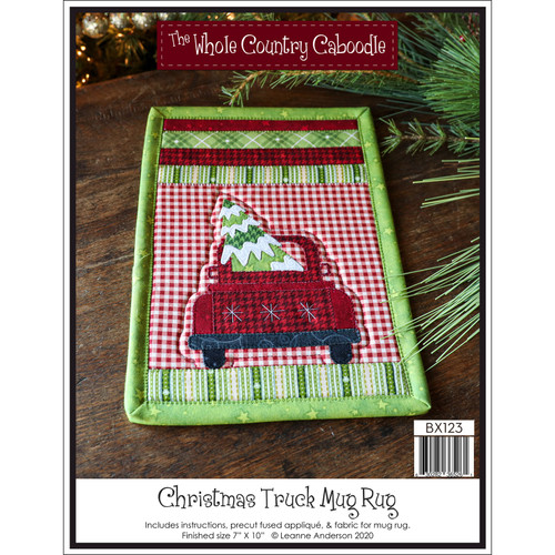 KIT CHRISTMAS TRUCK MUG RUG