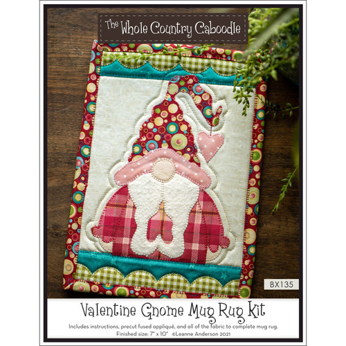KIT VALENTINE GNOME MUG RUG