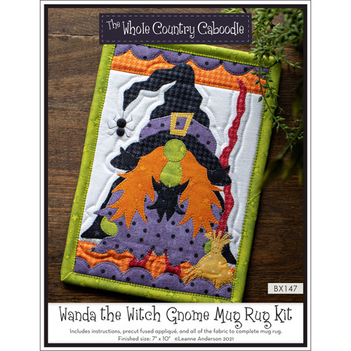 KIT WANDA WITCH GNOME MUG RUG