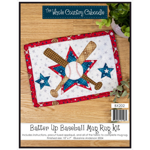 KIT BASEBALL BATTER UP MUG RUG
