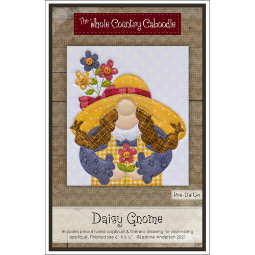 APPLIQ PK DAISY GNOME PREFUSED PRECUT