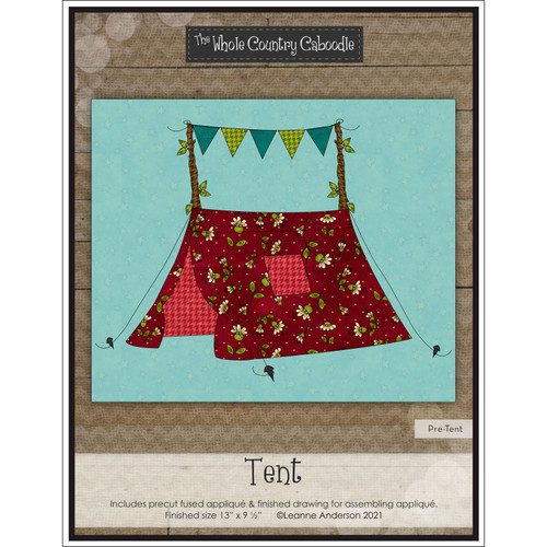 APPLIQ PK TENT PREFUSED PRECUT