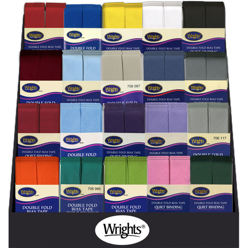 DF QUILT BINDING DISPLAY ASST  #2 60ct 20 COLORS