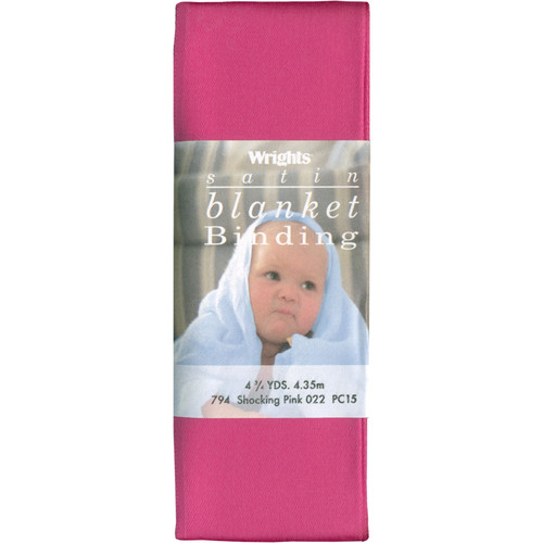 BLANKET BIND 4.75YD BRT PINK
