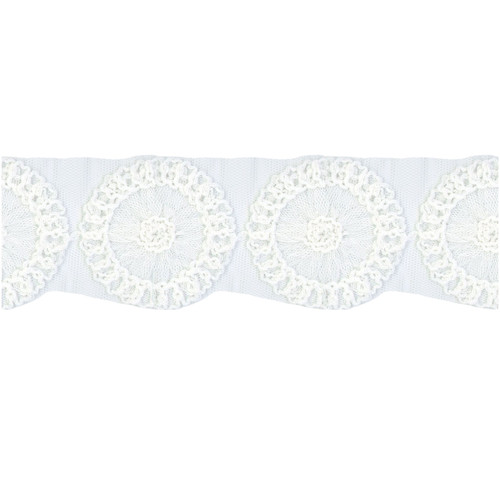 CIRCLE NETTING 1.75" 14yd WHT
