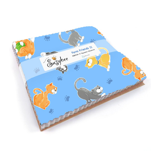 CHARM PK 5" FARM FRIENDS II (42) PK OF 12 EA