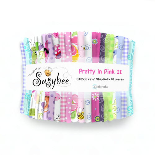 STRIPS PRETTY IN PINK II (40) PK OF 8 EA