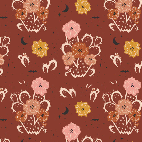 TALL TALES II TT 10 TERRACOTTA ORG POPLIN