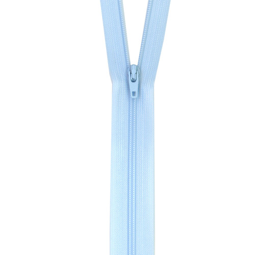 ZIPPER BEULON 22" BABY BLUE PK OF 3 EA