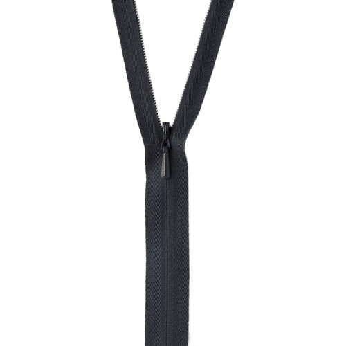 ZIPPER UNIQUE 14" NAVY PK OF 3 EA