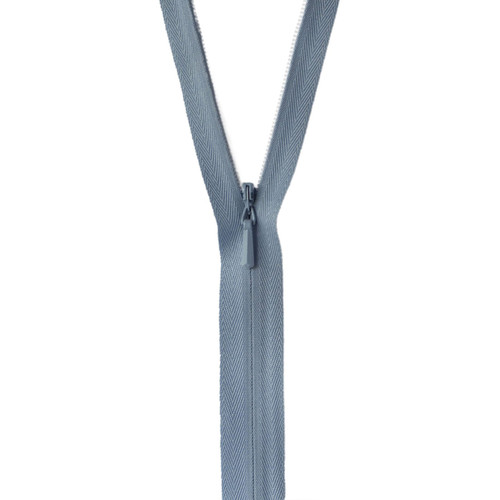 ZIPPER UNIQUE 18" SKY BLUE PK OF 3 EA