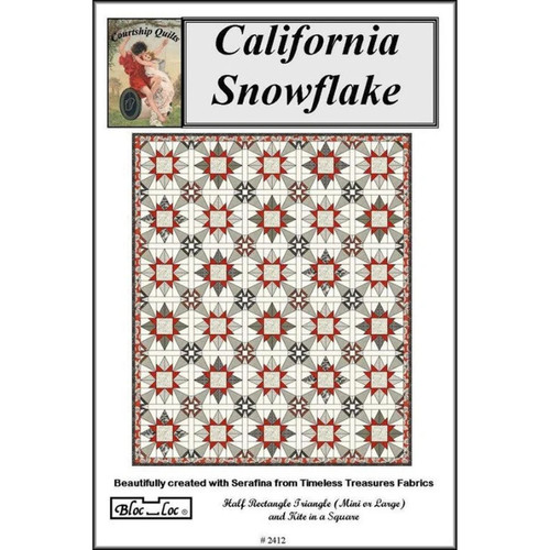 PATTERN CALIFORNIA SNOWFLAKE (MINI HRT 2:1 VERSION/ 3" KIS)