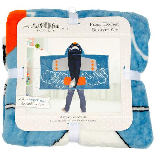 KIT PLUSH BLANKET ADVENTURE PK OF 3 EA