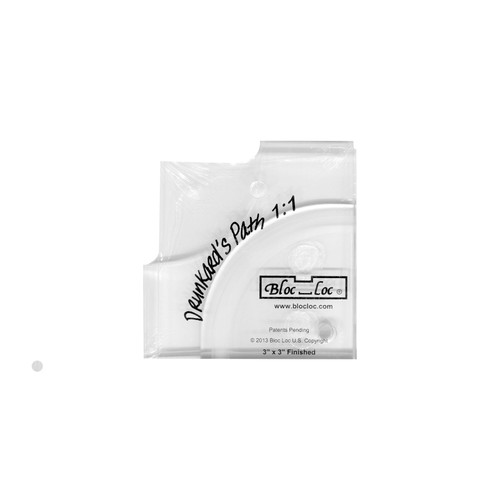 RULER DRUNKARDS PATH 3" x 3" SET (2/3 ALONG SIDE)